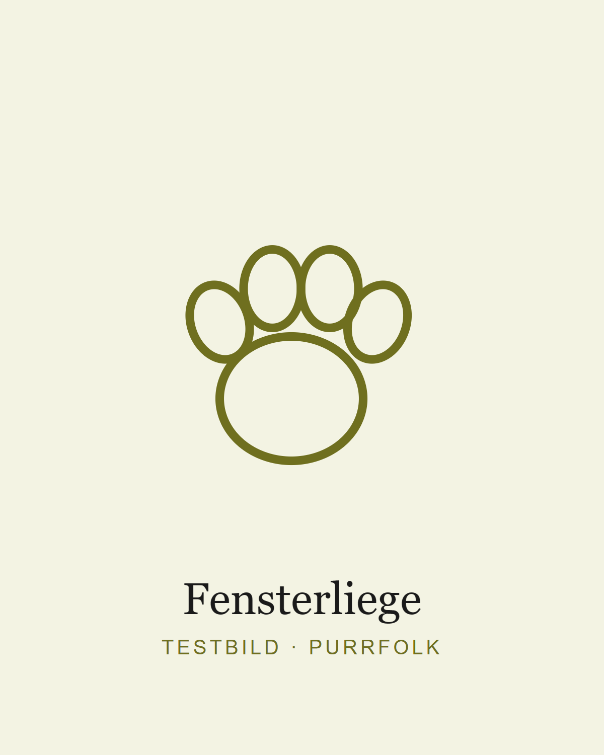 Fensterliege – Testbild