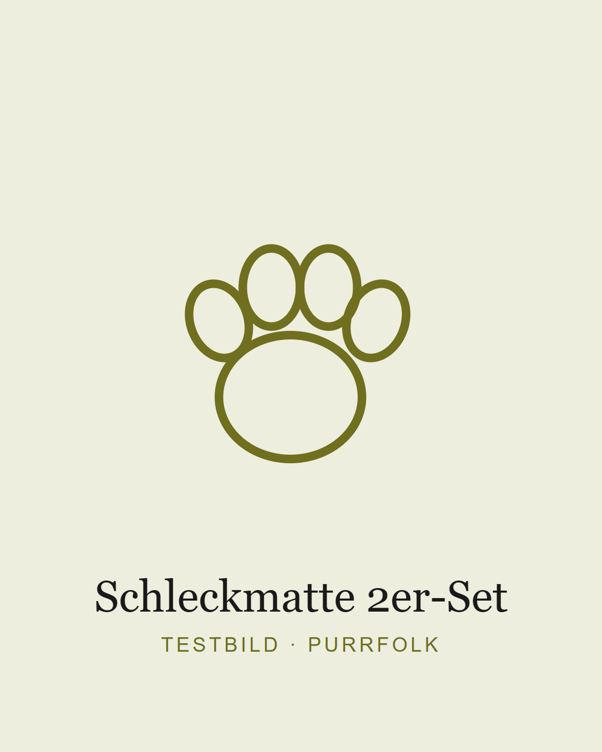 Schleckmatte 2er-Set – Testbild