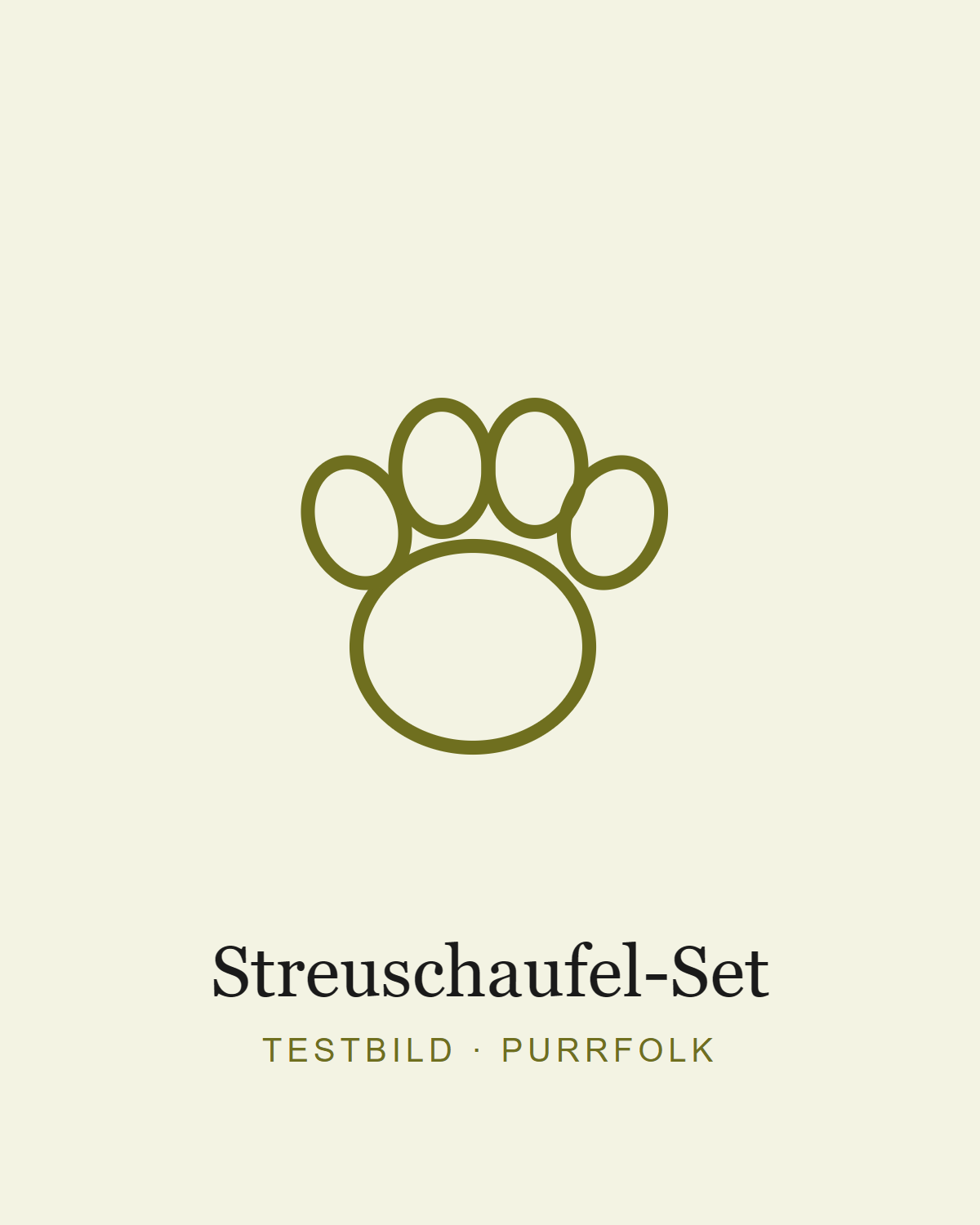 Streuschaufel-Set – Testbild